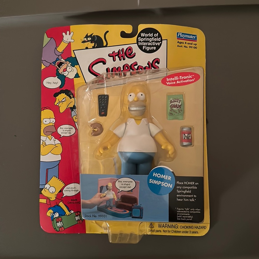 The Simpsons playmates world of Springfield interactive Homer